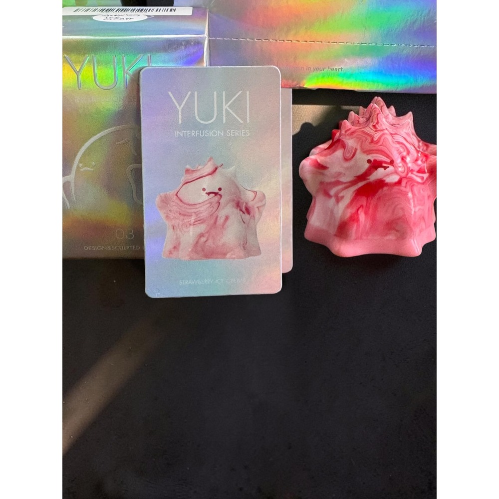 Pop Mart Yuki Interfusion Series Strawberry Ice Cream Toy Figure by Lang New